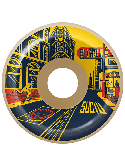 Spitfire Formula 4 Suciu Market Con Full 99d 54mm Wheels valkoinen