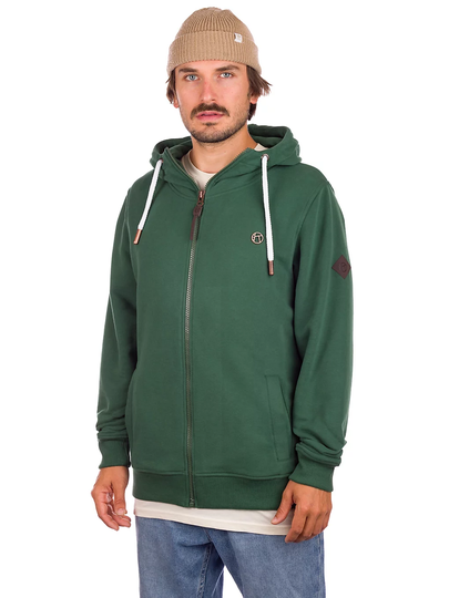 Kazane Pure Land Zip Hoodie vihreä