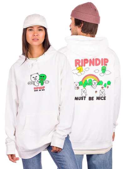RIPNDIP Buddy System Hoodie valkoinen