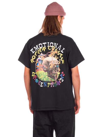 Broken Promises Emotional Rollercoaster T-Shirt musta