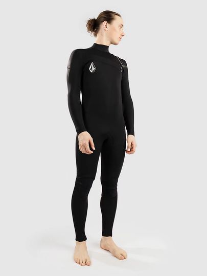 Volcom 3/2Mm Chest Zip Märkäpuku musta