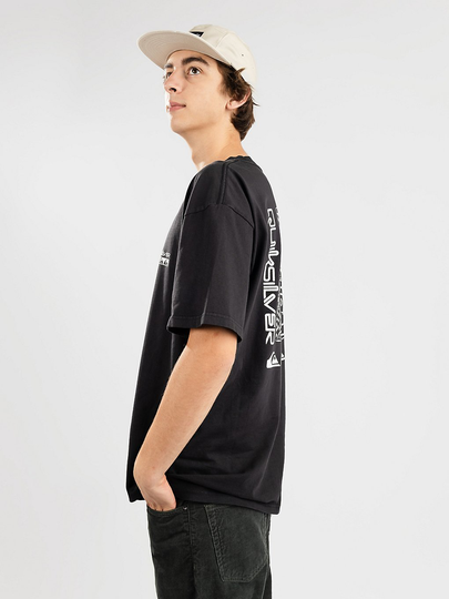 Quiksilver Quik Spiral T-Shirt musta