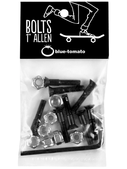 Blue Tomato 1" Allen Screws musta