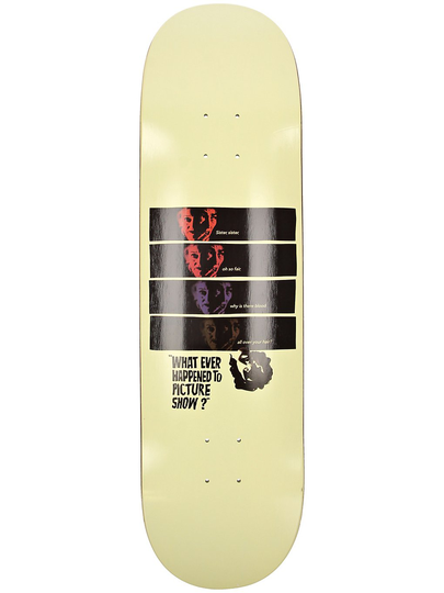 Picture Show Blanche 8.5" Skateboard Deck valkoinen