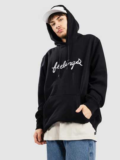 And Feelings Feelings Logo Hoodie musta
