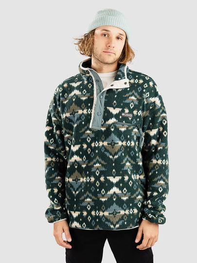 Columbia HelvetiaT Half Snap Hoodie vihreä