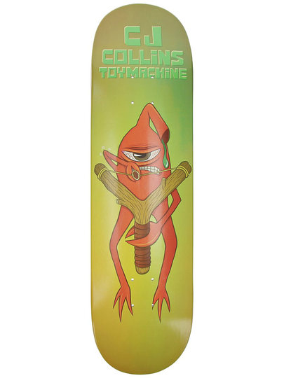 Toy Machine Collins Slingshot 8.38" Skateboard Deck vihreä