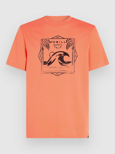 O'Neill Mix & Match Wave T-paita punainen