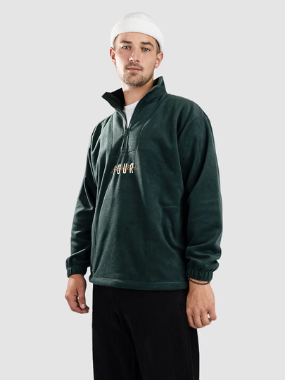Sour Solution Spothunter Half-Zip Fleeceneule vihreä
