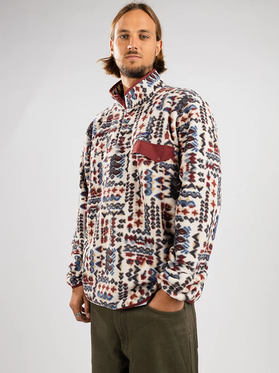 Patagonia Lw Synch Snap-T P/O Hoodie ruskea