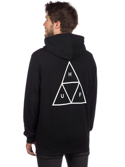 HUF Essentials TT Hoodie musta