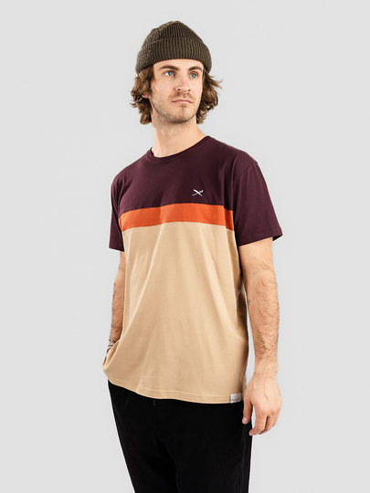 Iriedaily Court T-Shirt ruskea