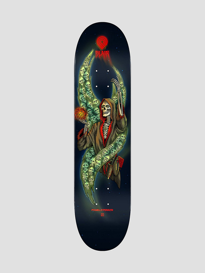 Powell Peralta Charlie Blair Necromancer Popsicle 8.0" Skateboard Deck musta