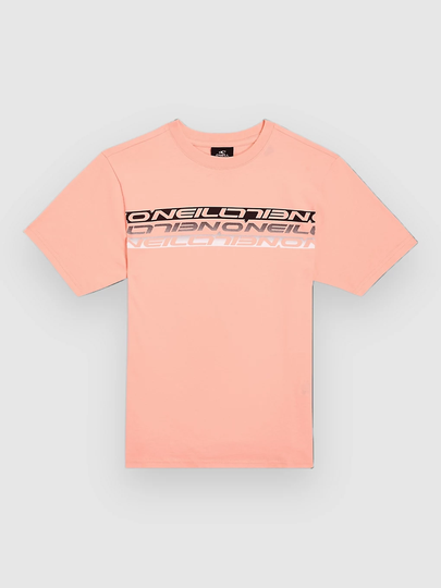 O'Neill Stripe Kids T-Paita pinkki