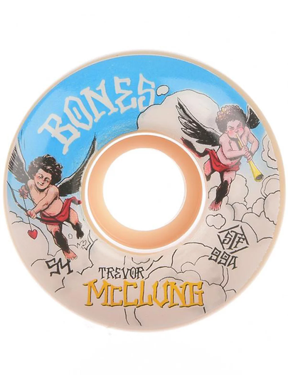 Bones Wheels STF Trevor Mccherubs 99A V1 Std 52mm Wheels valkoinen
