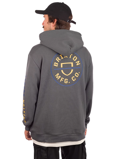 Brixton Crest Hoodie vihreä