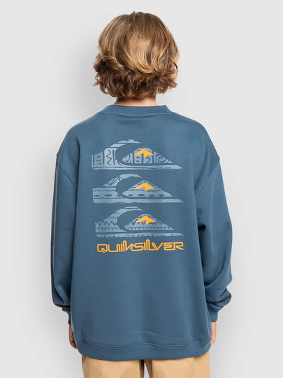 Quiksilver Screen Crew Kids Neulepaita sininen