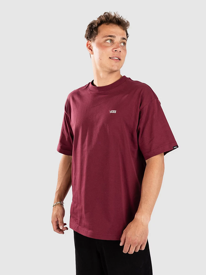 Vans Left Chest II Loose T-paita punainen