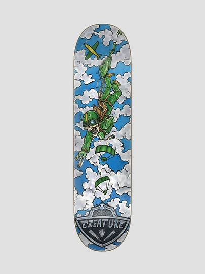 Creature Gravette Hippie Bomber 8.3" Skateboard Deck sininen