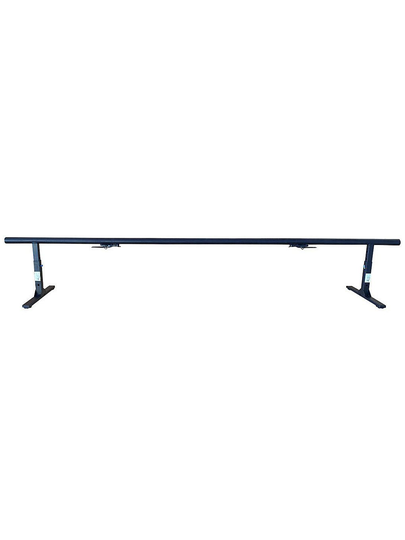 Flat Spot Rail To Go Round + Straight Extension Skate Obstacle musta