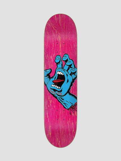 Santa Cruz Screaming Hand 7.8" Skateboard Deck pinkki