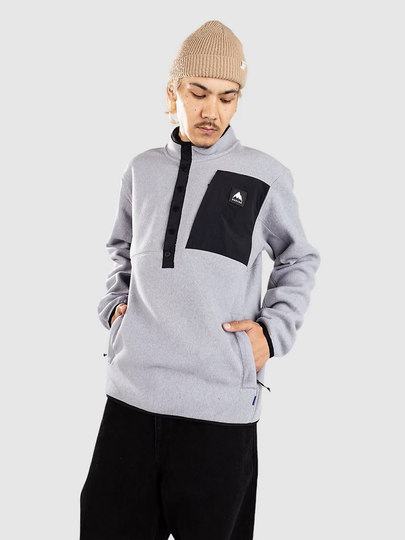 Burton Cinder Half-Zip Fleeceneule harmaa