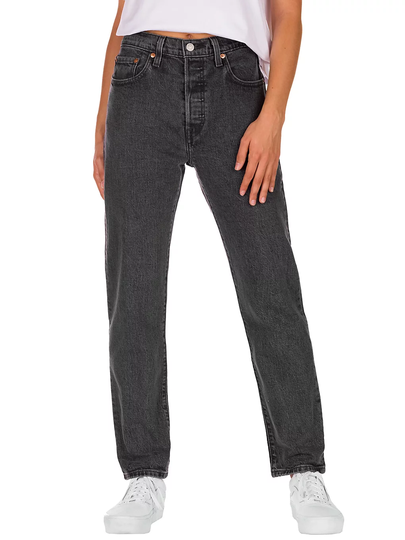 Levi's 501 Crop 28 Jeans harmaa