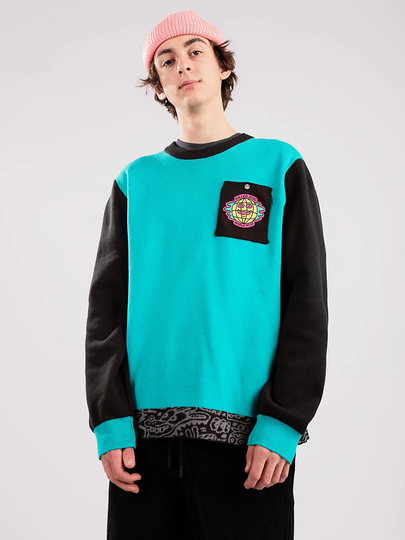 Killer Acid World Wide Sweater sininen