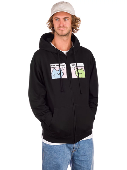 Leon Karssen How R U Zip Hoodie musta