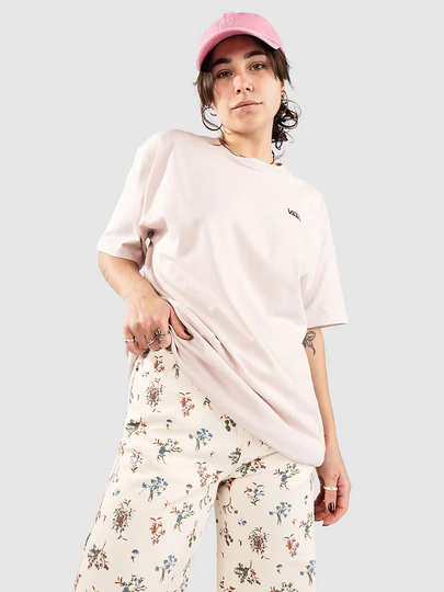 Vans Left Chest Logo T-Paita pinkki