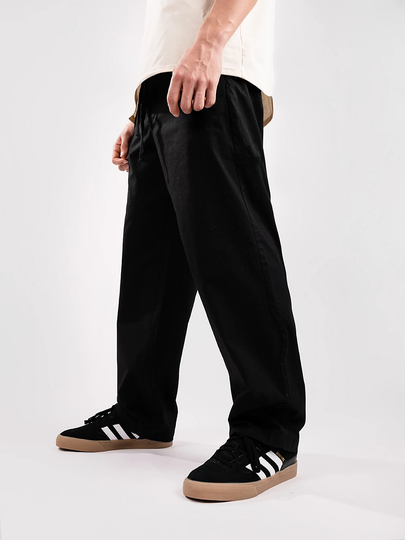Empyre Loose Fit SK8 Johnny Poplin Pants musta
