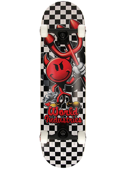World Industries Devilman Checkers 7.75" Complete musta