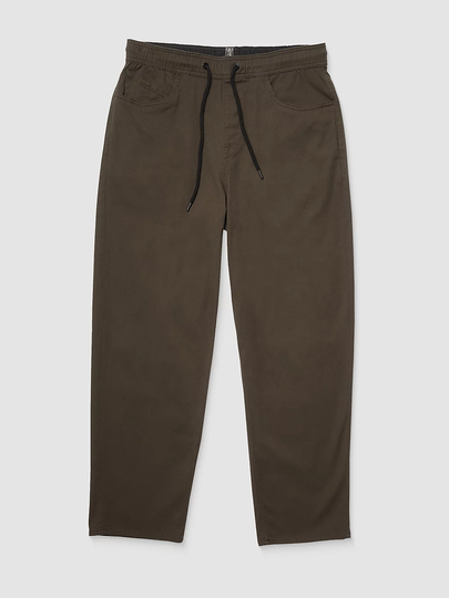 Volcom Freazy Loose Ew Housut ruskea