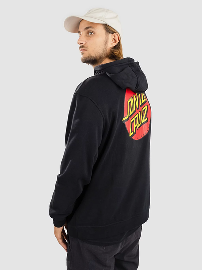 Santa Cruz Classic Dot Chest Huppari musta