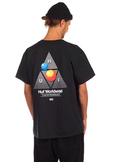 HUF Video Format TT T-Shirt musta
