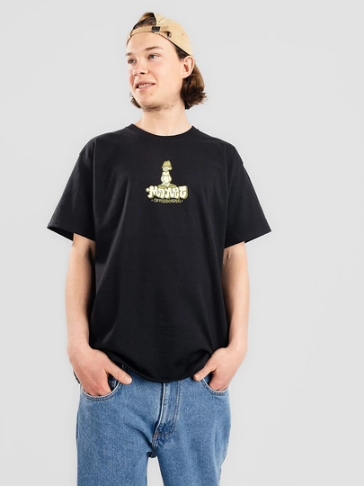Monet Skateboards Supdood T-Shirt musta