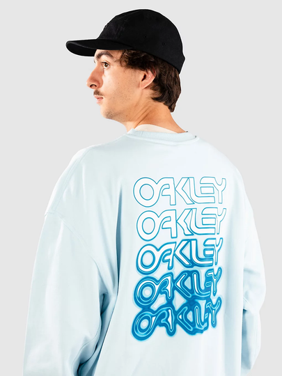 Oakley B1B Repeated Crewneck Neulepaita sininen
