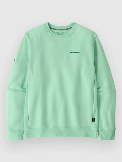 Patagonia Fitz Roy Icon Uprisal Crew Neulepaita vihreä