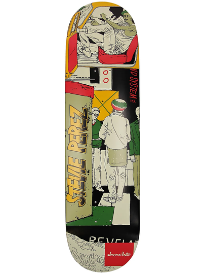 Chocolate Perez Sound System 8.375" Skateboard Deck kuviotu