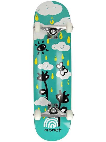 Monet Skateboards Rain Rain Go Away 8" Complete vihreä