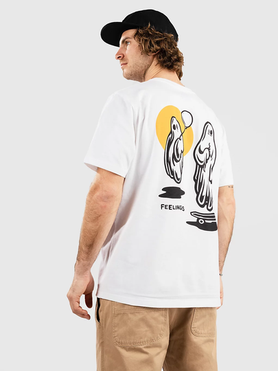 And Feelings Ghosts T-Shirt valkoinen