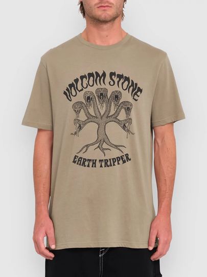 Volcom Feeding Tree T-paita ruskea
