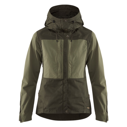 Fjällräven Keb Jacket W - Deep Forest-laurel Green - Naiset - L