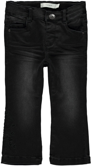 Name it Belise Bootcut Farkut, Black Denim 98