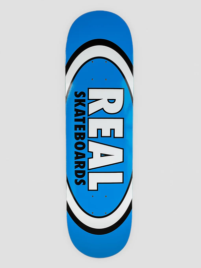 Real Team Classic Oval 8.5" Skateboard Deck sininen