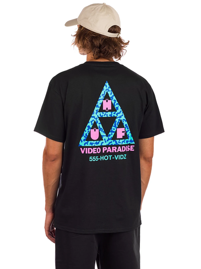 HUF Video Paradise TT T-Shirt musta