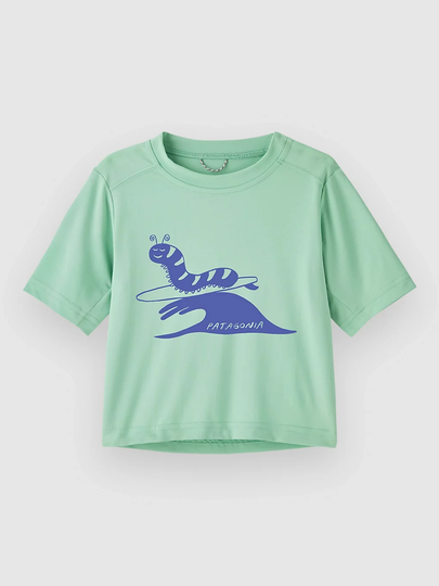Patagonia Cap Sw Kids T-Paita vihreä