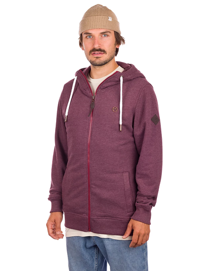 Kazane Pure Land Zip Hoodie punainen