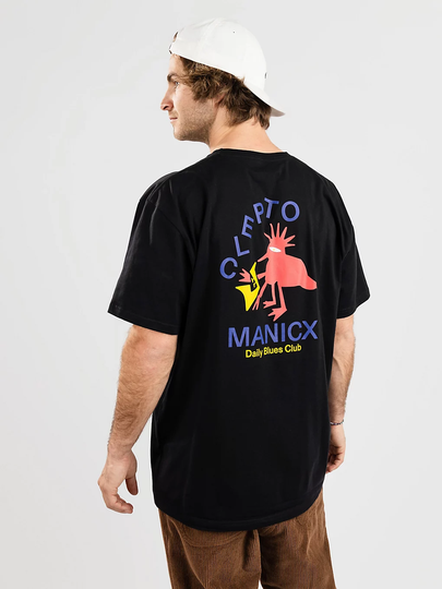 Cleptomanicx Daily Blues T-Shirt valkoinen