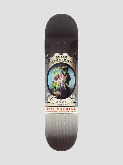 Toy Machine Axel Cruysberghs Brain Stealer 8.25" Skateboard Deck musta
